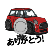 New car in the mini size nimation sticker #13414137
