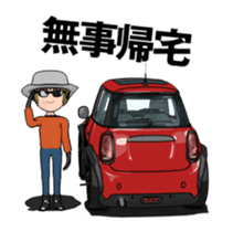 New car in the mini size nimation sticker #13414138