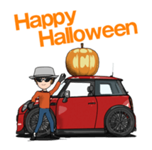 New car in the mini size nimation sticker #13414139