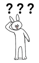 Funny Rabbit Move sticker #13414644