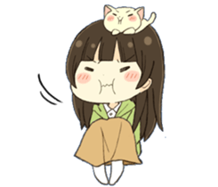 Pretty girl Sticker 8version sticker #13414666