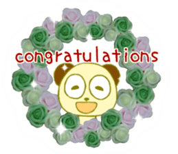 glitter anniversary sticker sticker #13415212