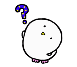 Baby owl sticker #13415262