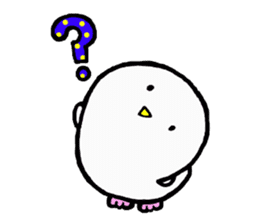 Baby owl sticker #13415262