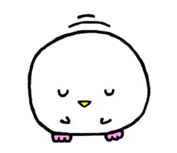 Baby owl sticker #13415282