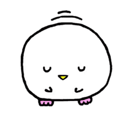 Baby owl sticker #13415282