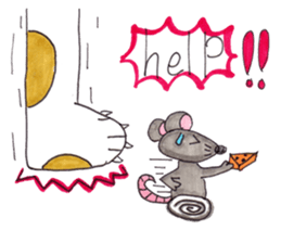 Emma's cute mouse series sticker #13415567