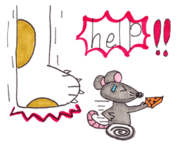 Emma's cute mouse series sticker #13415567