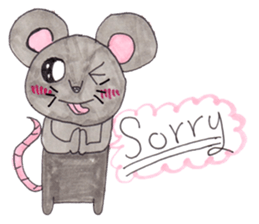 Emma's cute mouse series sticker #13415570