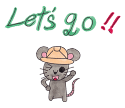 Emma's cute mouse series sticker #13415573