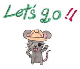 Emma's cute mouse series sticker #13415573
