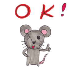 Emma's cute mouse series sticker #13415575