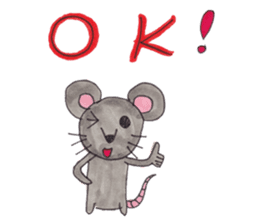 Emma's cute mouse series sticker #13415575