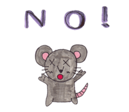 Emma's cute mouse series sticker #13415576