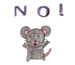 Emma's cute mouse series sticker #13415576