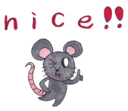 Emma's cute mouse series sticker #13415578