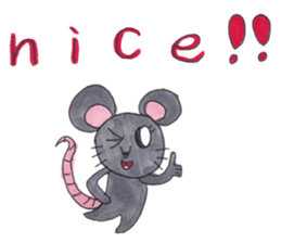 Emma's cute mouse series sticker #13415578