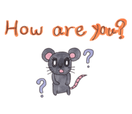 Emma's cute mouse series sticker #13415579