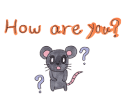 Emma's cute mouse series sticker #13415579