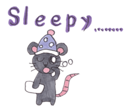 Emma's cute mouse series sticker #13415580