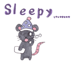 Emma's cute mouse series sticker #13415580