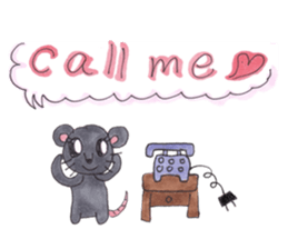 Emma's cute mouse series sticker #13415581