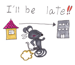Emma's cute mouse series sticker #13415582