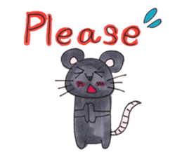 Emma's cute mouse series sticker #13415586