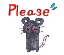 Emma's cute mouse series sticker #13415586