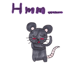 Emma's cute mouse series sticker #13415587