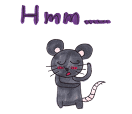 Emma's cute mouse series sticker #13415587