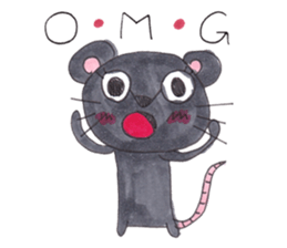 Emma's cute mouse series sticker #13415588