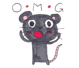 Emma's cute mouse series sticker #13415588