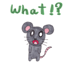 Emma's cute mouse series sticker #13415589
