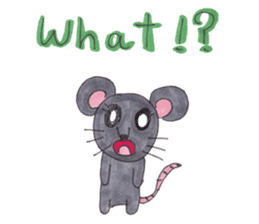 Emma's cute mouse series sticker #13415589