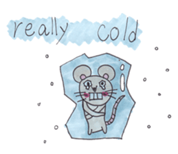 Emma's cute mouse series sticker #13415591