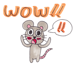 Emma's cute mouse series sticker #13415593