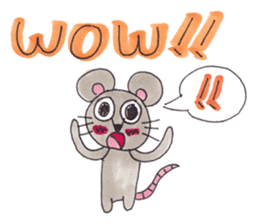 Emma's cute mouse series sticker #13415593