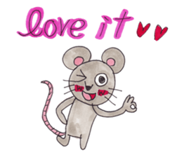 Emma's cute mouse series sticker #13415595