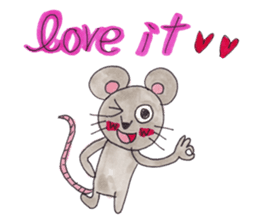 Emma's cute mouse series sticker #13415595