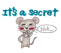 Emma's cute mouse series sticker #13415596
