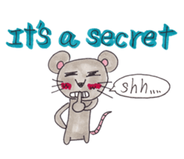 Emma's cute mouse series sticker #13415596
