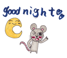 Emma's cute mouse series sticker #13415598