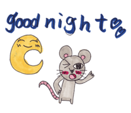 Emma's cute mouse series sticker #13415598
