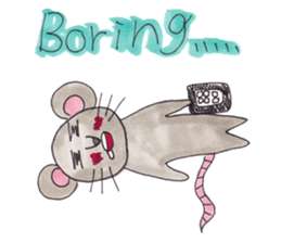 Emma's cute mouse series sticker #13415599