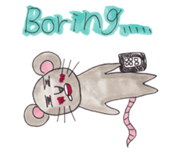 Emma's cute mouse series sticker #13415599