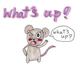 Emma's cute mouse series sticker #13415600