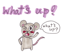Emma's cute mouse series sticker #13415600