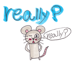 Emma's cute mouse series sticker #13415601