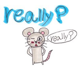 Emma's cute mouse series sticker #13415601